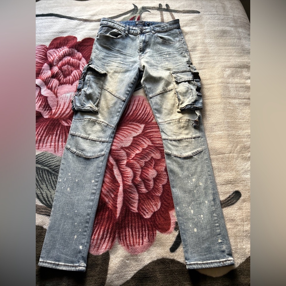 Waimea jeans | Skinny-Fit | Leg pouches | Pre-worn | 32x32